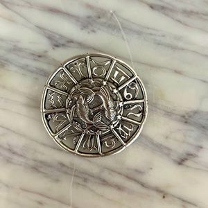 Astrology Wheel Pendant and Pin